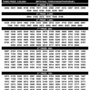 Kerala Lottery Result Today Samrudhi SM32
