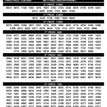 Kerala Lottery Result Samrudhi SM-33 Today 14/12/2025