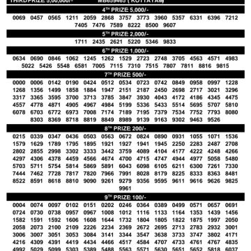 Kerala Lottery Result SM-65 Today 26/07/2026