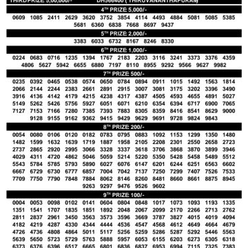 Kerala Lottery Result DL-63 Today 29/07/2026