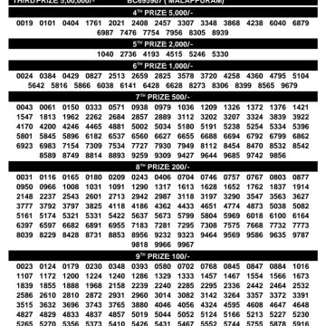 Kerala Lottery Result BT-67 Today 17/08/2026